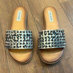 STEVE MADDEN SLIDES WOMEN 8